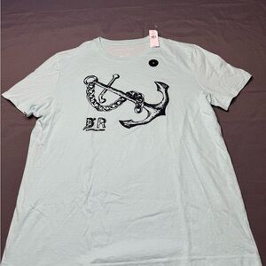 Banana Republic Mint Anchor Graphic Men's Tee Men Large .